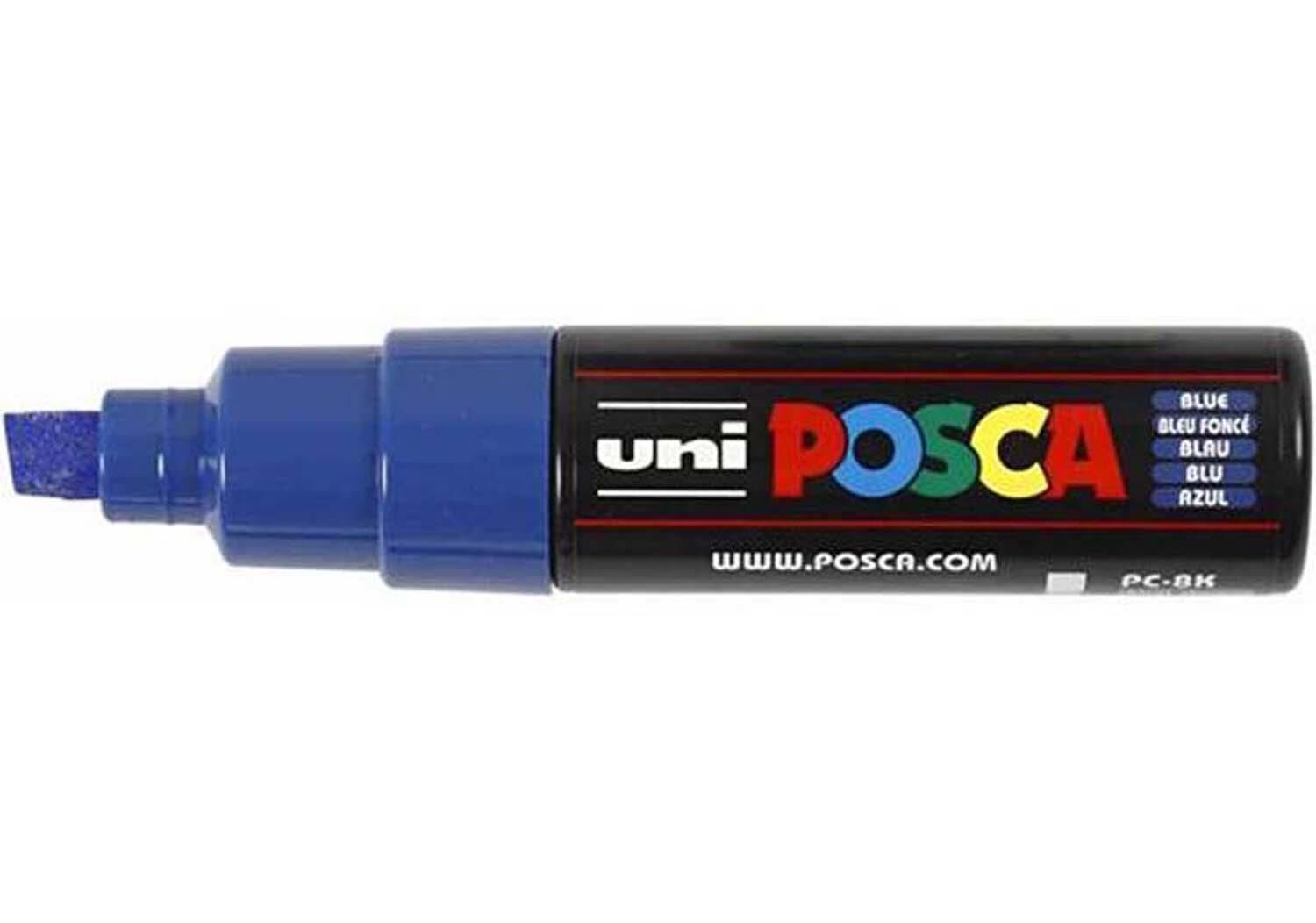 Unı Posca Pc-8K 8.0 Mavı Su Bazlı Markor