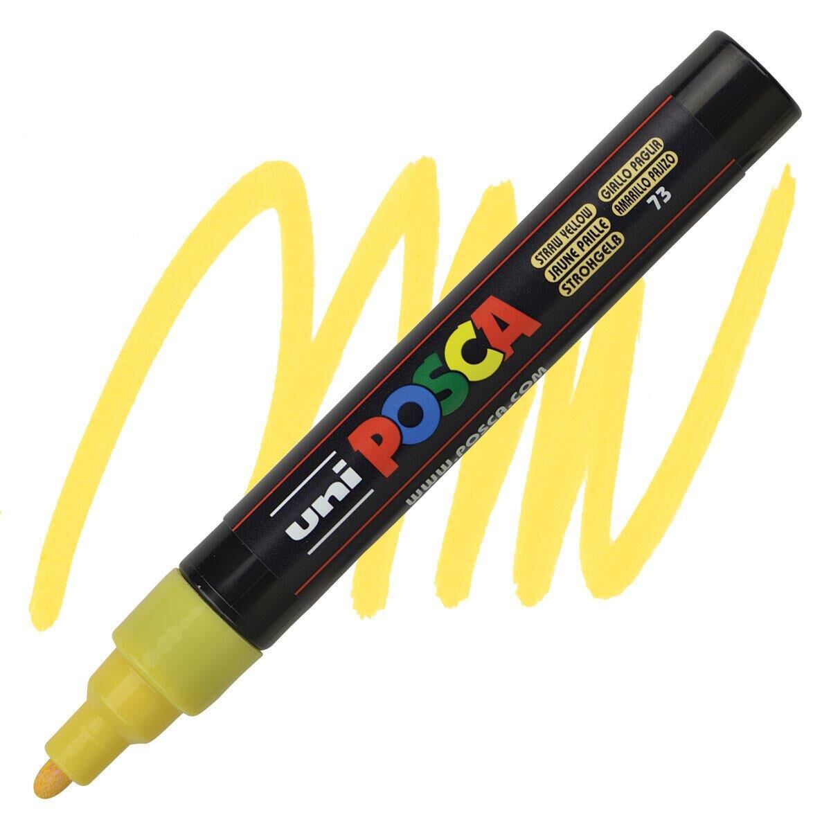 Unı Posca Pc-5M 1.8-2.5 Saman Sarı Su Bazlı Markor